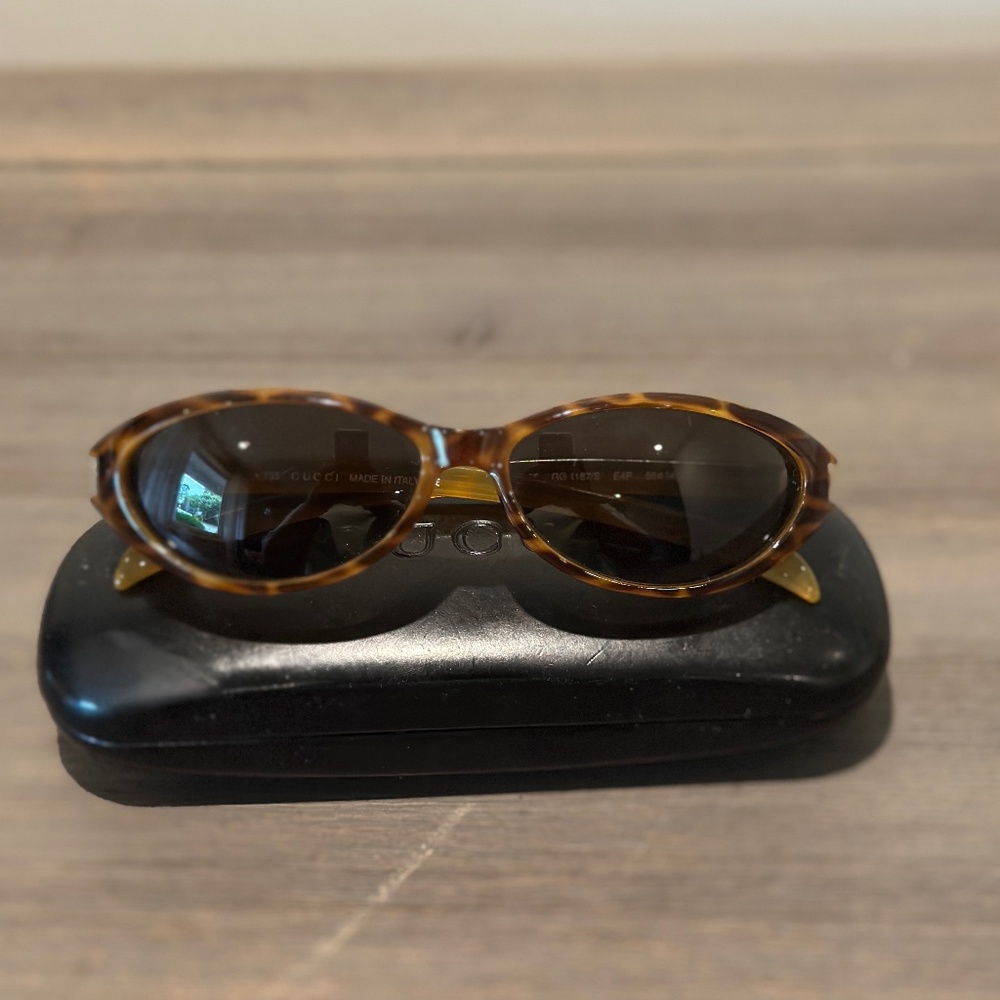 Vintage Gucci Tortoise Sunglasses